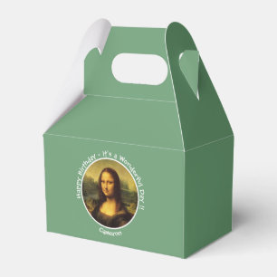 Leonardo da Vinci Mona Lisa Party Collection Favor Box