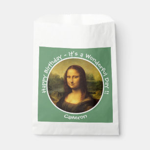 Leonardo da Vinci Mona Lisa Party Collection Favour Bag