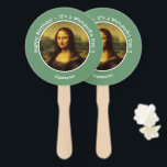Leonardo da Vinci Mona Lisa Party Collection Hand Fan<br><div class="desc">All of our products are made with large scale images that have been carefully edited to provide the best resolution, colour and detail possible.</div>