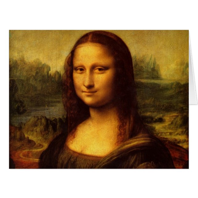 Leonardo Da Vinci Mona Lisa Peinture d'Art (Devant horizontal)