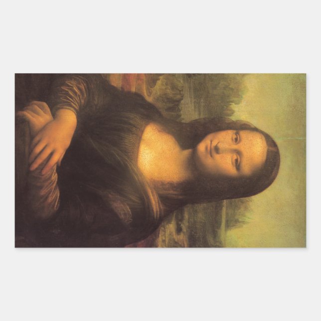 Leonardo Da Vinci' Mona Lisa Sticker (Front)