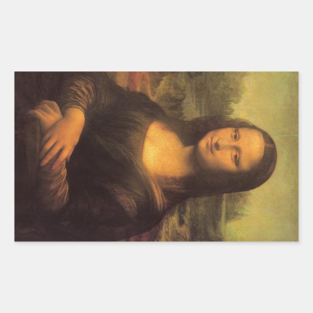 Leonardo Da Vinci' Mona Lisa Sticker (Front)