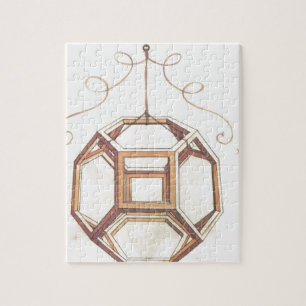 Leonardo da Vinci Octahedron Jigsaw Puzzle