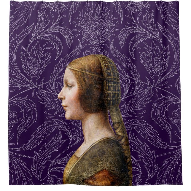 Leonardo da Vinci Portrait La Bella Principessa (Front)