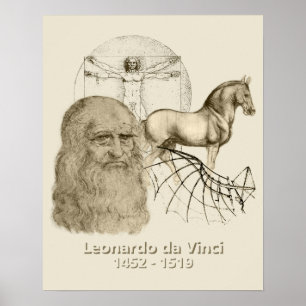 Leonardo da Vinci Poster