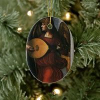 Leonardo da Vinci"s An Angel in Red with a Lute