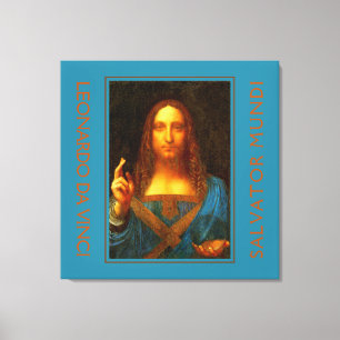 LEONARDO DA VINCI SALVATOR MUNDI Fine Art Canvas Print