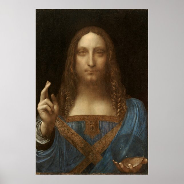 Leonardo da Vinci – Salvator Mundi Poster (Front)