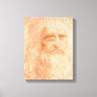 Leonardo da Vinci Self Portrait Red Chalk