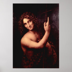 Leonardo Da Vinci St. John the Baptist  Poster