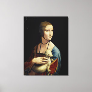 Leonardo da Vinci – The Lady with an Ermine Canvas Print
