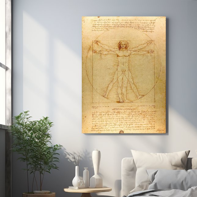 Leonardo Da Vinci, Vitruvian Man, Golden Ratio Poster (Creator Uploaded)