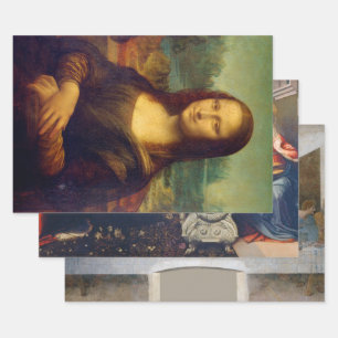 Leonardo da Vinci Wrapping Paper Sheet