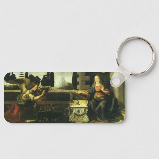 Leonardo da Vinci's Annunciation of the Lord Keychain (Front)