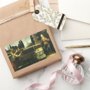 Leonardo da Vinci's Annunciation of the Lord Sticker