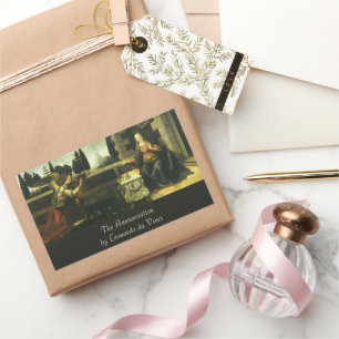 Leonardo da Vinci's Annunciation of the Lord Sticker