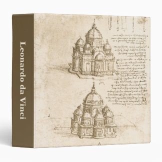 Leonardo da Vinci's Architectural Cathedral Study Binder