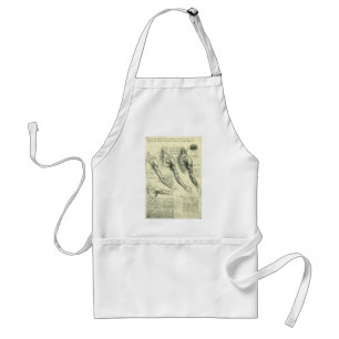 Leonardo da Vinci's Arm and Shoulder Anatomy Standard Apron