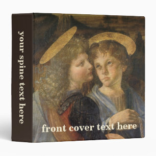 Leonardo da Vinci's Baptism of Christ Angels Binder