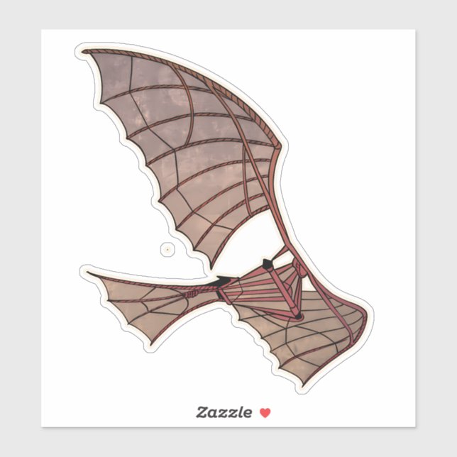 Leonardo Da Vinci's Flying Machine Aircraft (Sheet)
