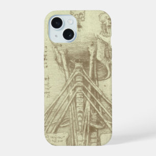 Leonardo da Vinci's Human Anatomy Spinal Column iPhone 15 Case