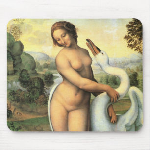 Leonardo da Vinci's Leda and the Swan Mouse Pad