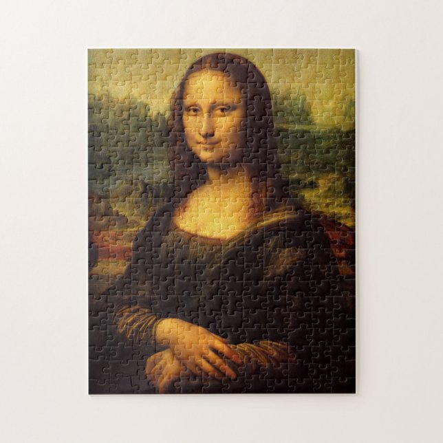 Leonardo Da Vinci's Mona Lisa Jigsaw Puzzle (Vertical)