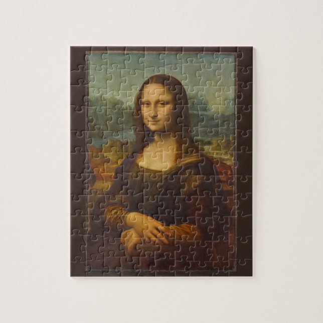 Leonardo da Vinci's Mona Lisa, Renaissance Art Jigsaw Puzzle (Vertical)