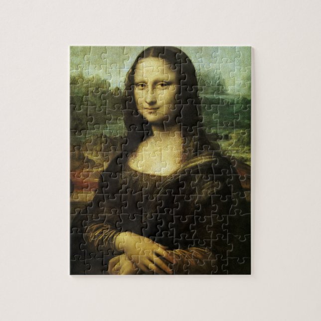 Leonardo da Vinci's Mona Lisa, Renaissance Art Jigsaw Puzzle (Vertical)