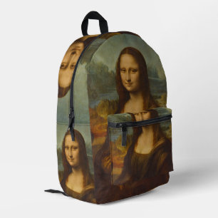 Leonardo da Vinci's Mona Lisa, Renaissance Art Printed Backpack