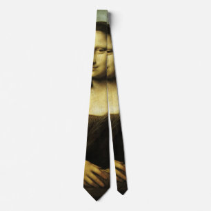 Leonardo da Vinci's Mona Lisa, Renaissance Art Tie
