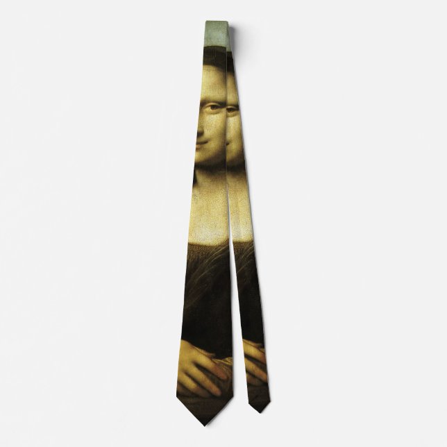 Leonardo da Vinci's Mona Lisa, Renaissance Art Tie (Front)