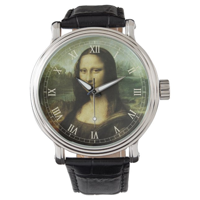 Leonardo da Vinci's Mona Lisa, Renaissance Art Watch (Front)