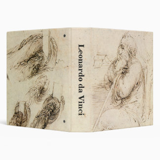 Leonardo da Vinci's Old Man and Water Sketch Binder