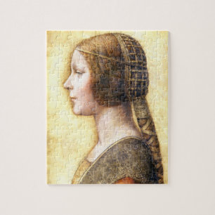 Leonardo da Vinci's Portrait of a Young Fiancée  Jigsaw Puzzle