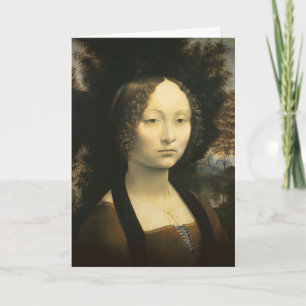 Leonardo da Vinci's Portrait of Ginevra Benci Card