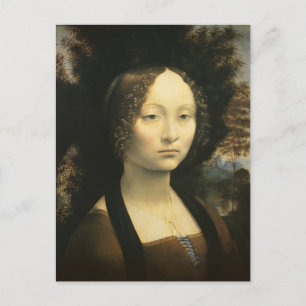 Leonardo da Vinci's Portrait of Ginevra Benci Postcard