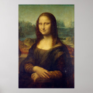 Leonardo da Vinci's Portrait of Mona Lisa Poster