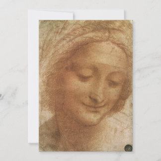 Leonardo da Vinci's Portrait of Saint Anne Study