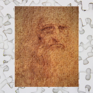Leonardo da Vinci's Self Portrait, Renaissance Art Jigsaw Puzzle