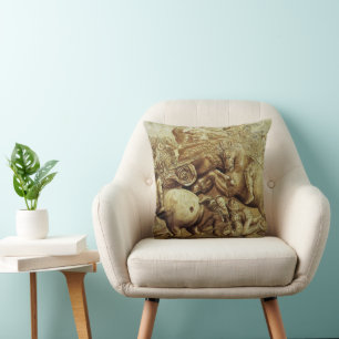 Leonardo da Vinci's The Battle of Anghiari Throw Pillow