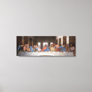 Leonardo da Vinci's The Last Supper (1495-1498)  Canvas Print
