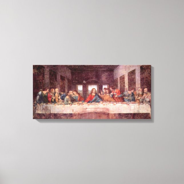 Leonardo da Vinci's The Last Supper Canvas Print (Front)