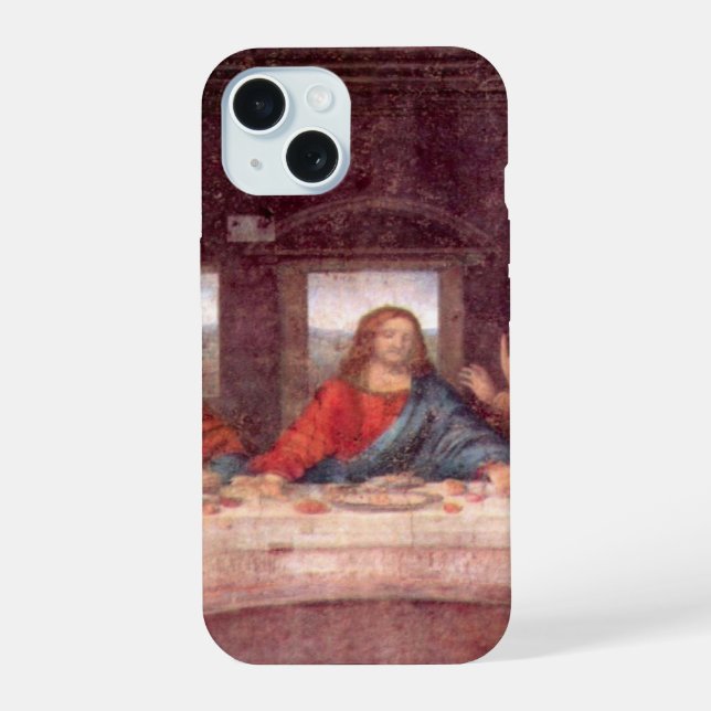Leonardo da Vinci's The Last Supper iPhone 15 Case (Back)