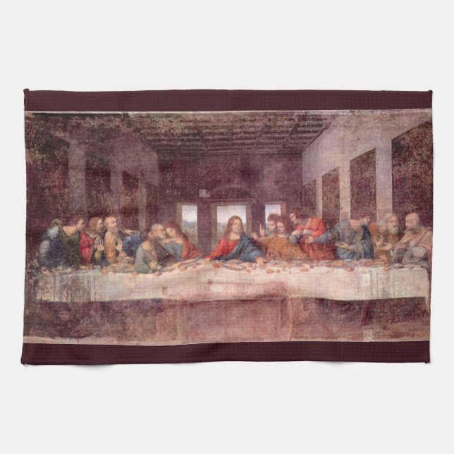 Leonardo da Vinci's The Last Supper Kitchen Towel (Horizontal)