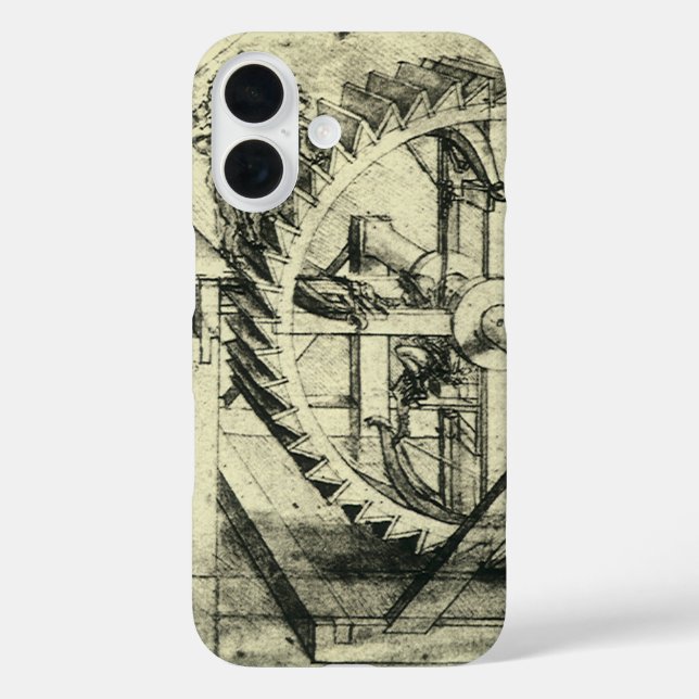 Leonardo da Vinci's Treadmill Powered Crossbow Case-Mate iPhone Case (Back)