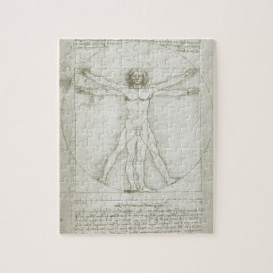 Leonardo da Vinci's Vitruvian Man Jigsaw Puzzle