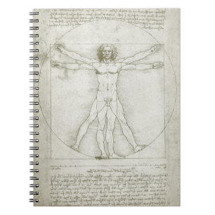 Leonardo da Vinci's Vitruvian Man Notebook