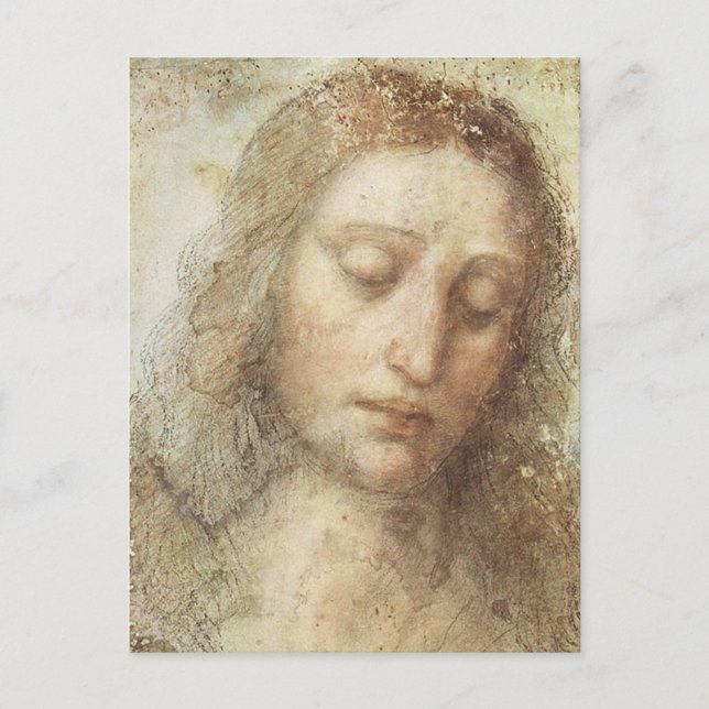 Leonardo DaVinci - The Christ Postcard (Front)