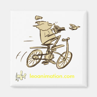 Leonardo - magnet square